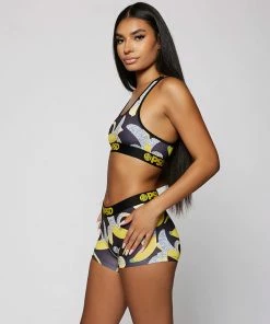 Women's PSD Iced Banana Boy Shorts BLACK 6 Women's PSD Iced Banana Boy Shorts BLACK -Women Shop 321480038 blk 2 2000x 99e432ba a6cc 4ba7 a9c1 de203368add7