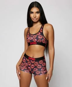 Women's PSD Iced Lips Sports Bra RED