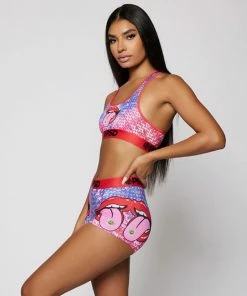 Women's PSD Acid Mouth Sports Bra MULTI COLOR