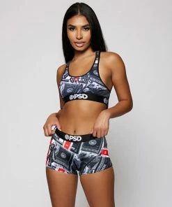 Women's PSD Young M.A. Off The Yak Boy Shorts BLACK
