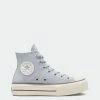 Women's Converse Chuck Taylor All Star Lift Platform Suede Gravel GRAY -Women Shop A03251C