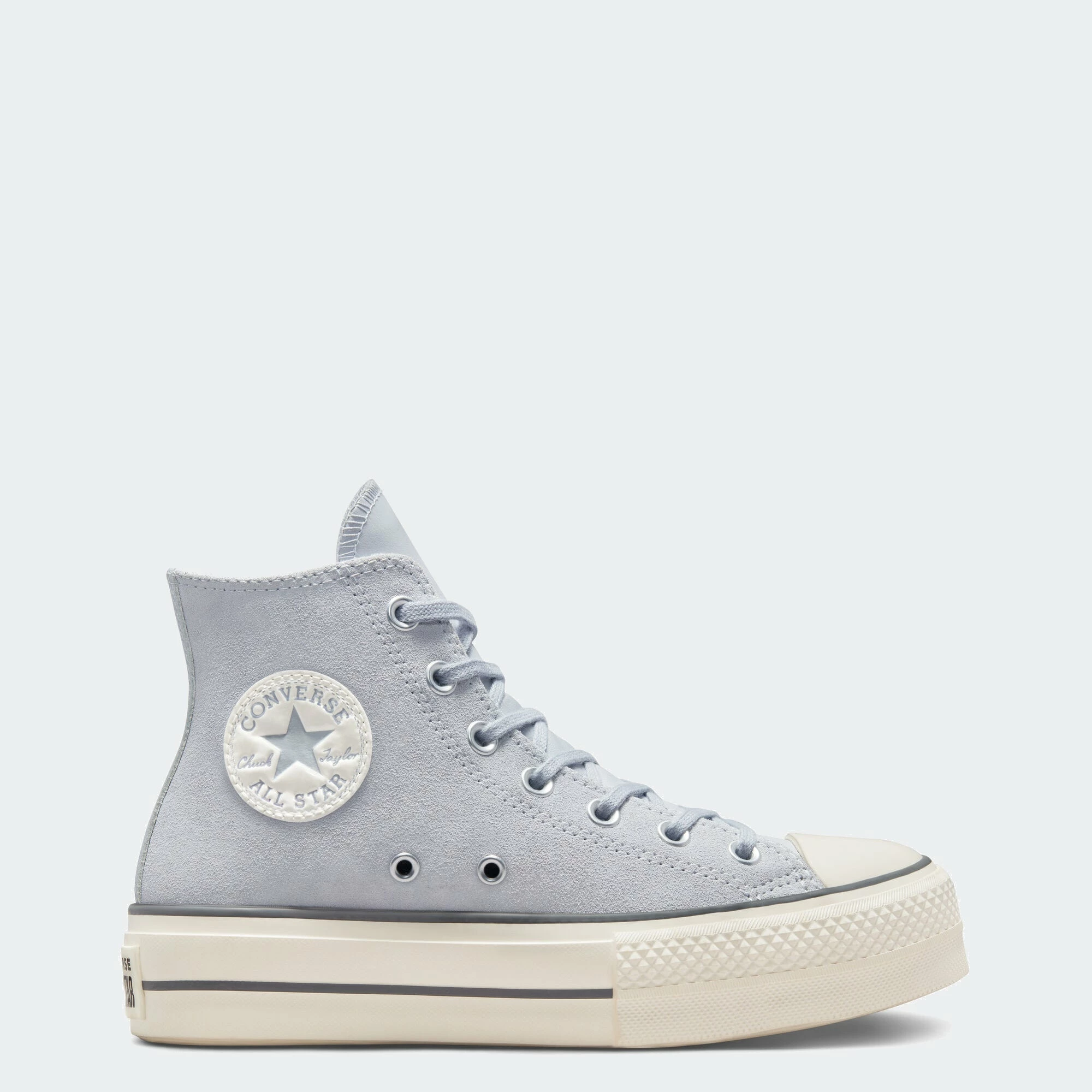 Women's Converse Chuck Taylor All Star Lift Platform Suede Gravel GRAY 3 Women's Converse Chuck Taylor All Star Lift Platform Suede Gravel GRAY