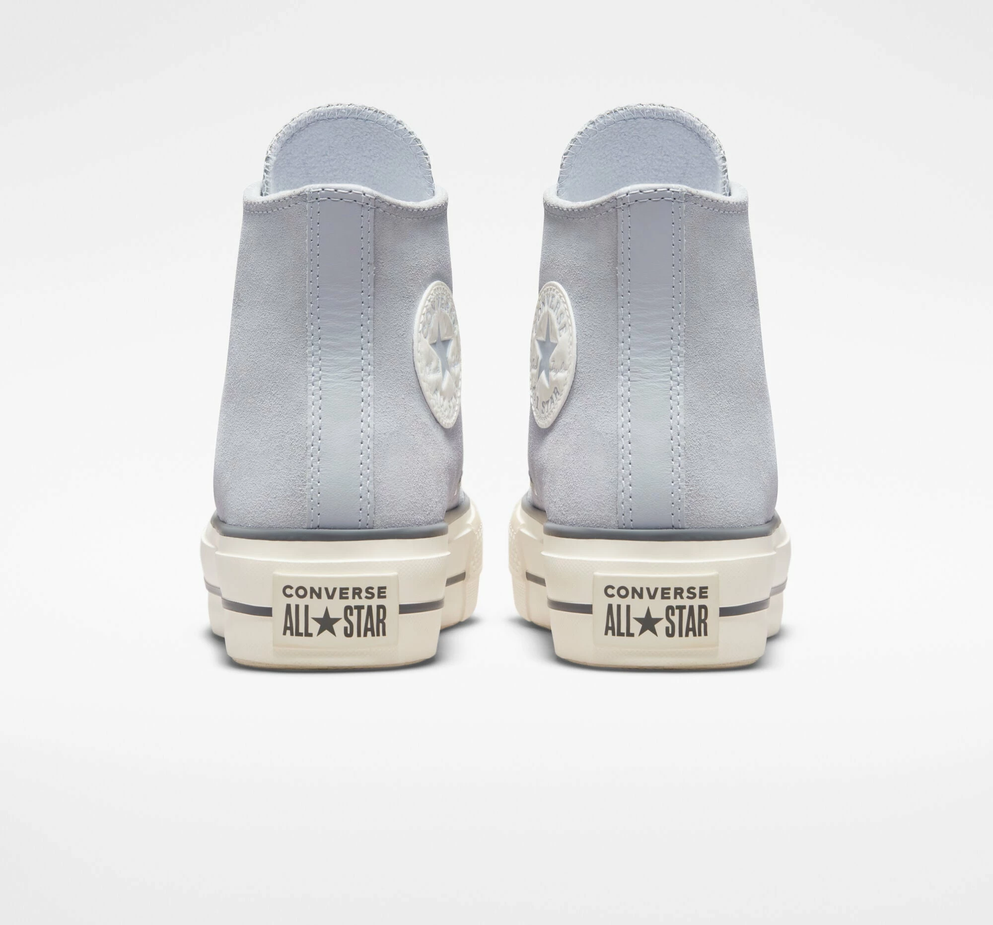 Women's Converse Chuck Taylor All Star Lift Platform Suede Gravel GRAY 8 Women's Converse Chuck Taylor All Star Lift Platform Suede Gravel GRAY - Image 6