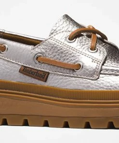 Women's Timberland Ray City Boat Shoes Silver SILVER 13 Women's Timberland Ray City Boat Shoes Silver SILVER -Women Shop A2MDKCW9 alt6