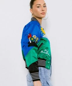 Women's First Row Think Green Cropped Varsity Jacket BLUE -Women Shop FRJ0038CR NEW 5 2118x a2bb7898 b683 4ee3 add1 ac9f0bc858f9 scaled