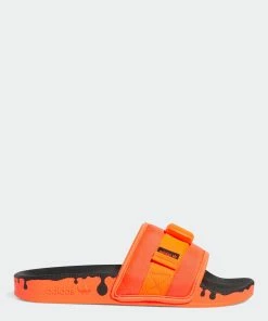 Women’s Adidas Originals Pouchylette Slides ORANGE