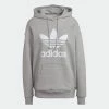 Women's Adidas Originals Adicolor Trefoil Hoodie Grey GRAY 1 Women's Adidas Originals Adicolor Trefoil Hoodie Grey GRAY -Women Shop H33589 7