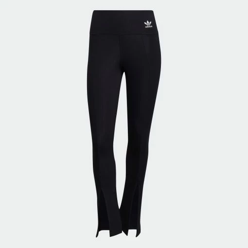Women's Adidas Originals Adicolor Classics SST Open Hem Leggings Black BLACK -Women Shop HC1972 5