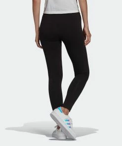 Women's Adidas Originals Adicolor Essentials Leggings Black BLACK 14 Women's Adidas Originals Adicolor Essentials Leggings Black BLACK -Women Shop HD2352 2