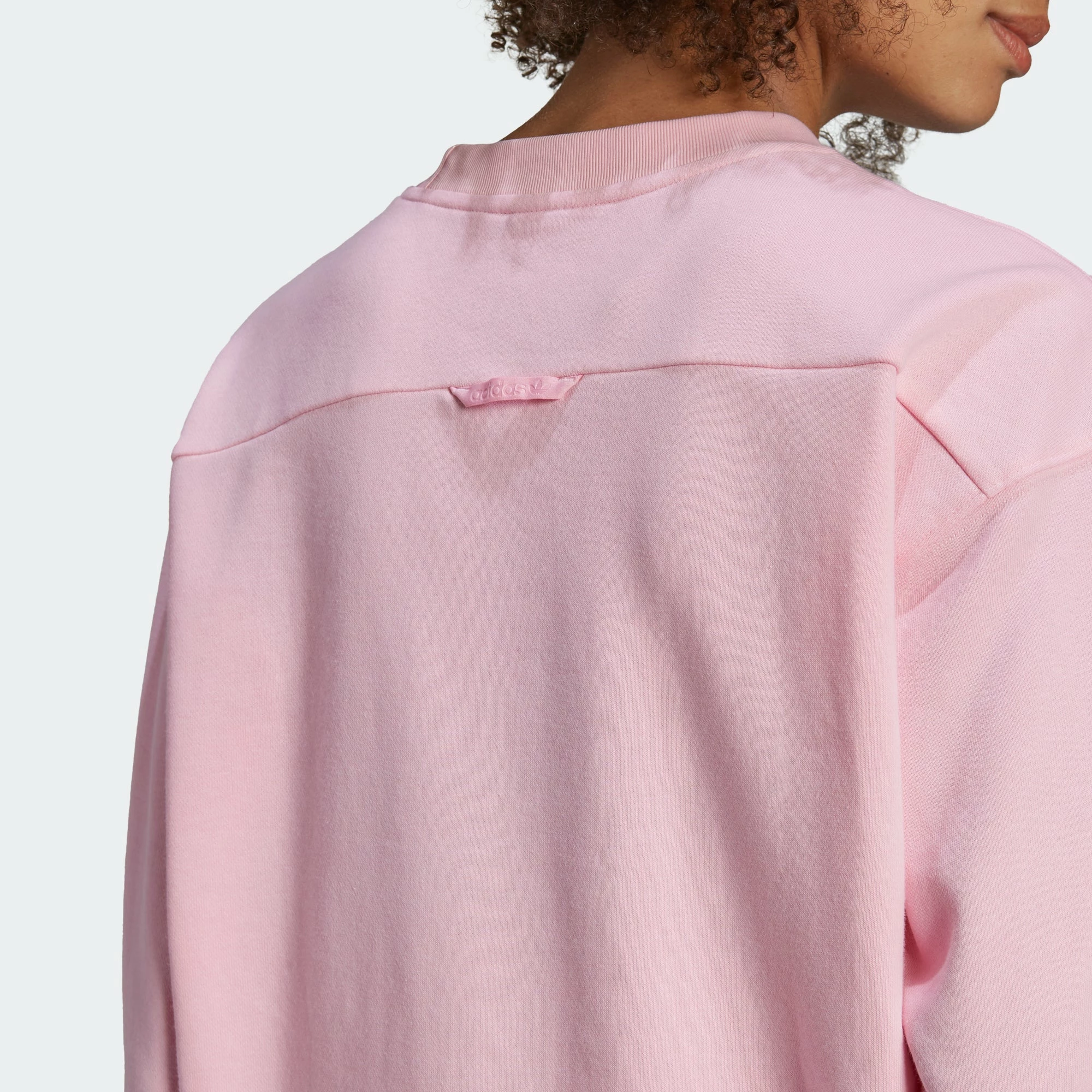 Women's Adidas Originals Crew Sweatshirt True Pink PINK 10 Women's Adidas Originals Crew Sweatshirt True Pink PINK - Image 8