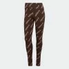 Women's Adidas Originals Leggings Brown BROWN 2 Women's Adidas Originals Leggings Brown BROWN -Women Shop HM4875 8