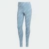 Women's Adidas Originals Leggings Ambient Sky LIGHT BLUE -Women Shop HM4877 APP photo front gradient
