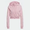 Women's Adidas Originals Cropped Monogram Jacket True Pink PINK 2 Women's Adidas Originals Cropped Monogram Jacket True Pink PINK -Women Shop HM4888 9