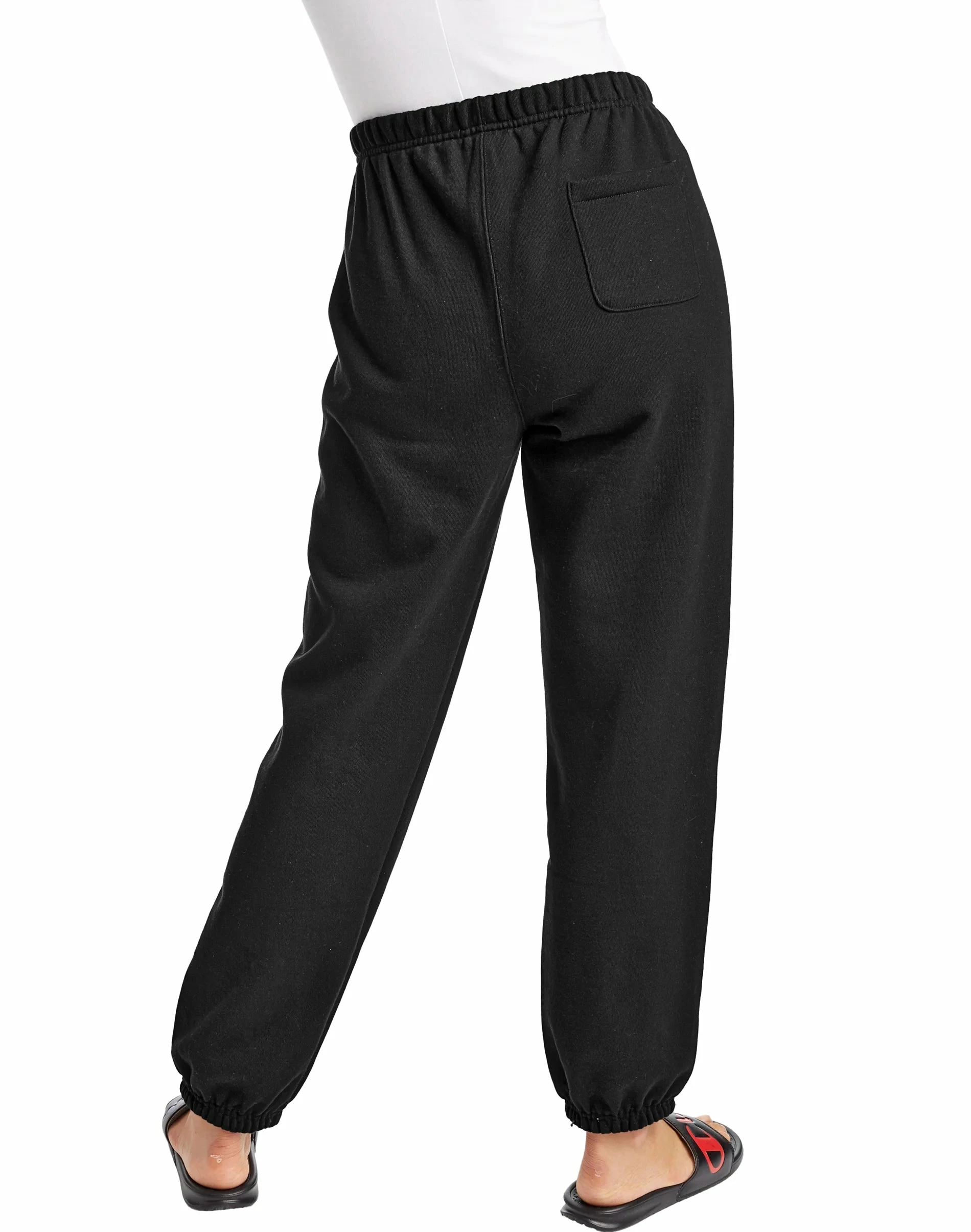 Women's Champion Reverse Weave Oversized Sweatpants Black BLACK 5 Women's Champion Reverse Weave Oversized Sweatpants Black BLACK - Image 4