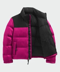 Women’s The North Face 1996 Retro Nuptse Jacket Fuchsia Pink PINK