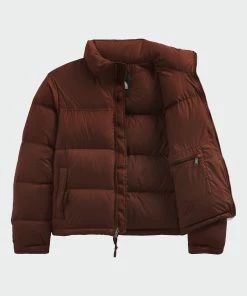Women’s The North Face 1996 Retro Nuptse Jacket Dark Oak BROWN
