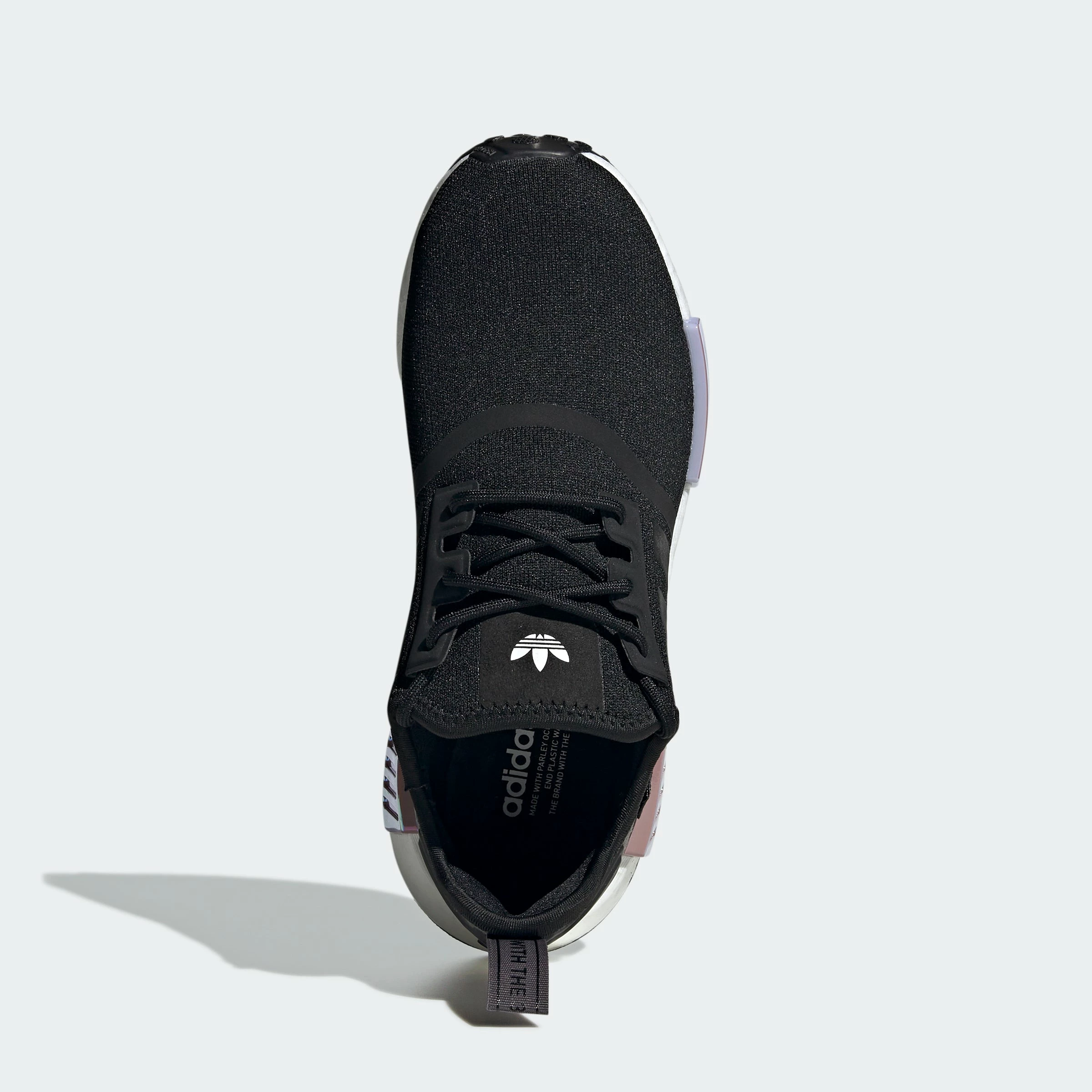 Women's Adidas Originals NMD_R1 Shoes Black BLACK 5 Women's Adidas Originals NMD_R1 Shoes Black BLACK - Image 3
