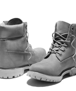 Women's Timberland Premium 6-Inch Waterproof Boots Grey GRAY 16 Women's Timberland Premium 6-Inch Waterproof Boots Grey GRAY -Women Shop TB0A22ZH033 4