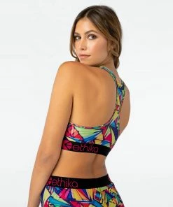 Women's Ethika Bomber Many Views Sports Bra MULTI COLOR 9 Women's Ethika Bomber Many Views Sports Bra MULTI COLOR -Women Shop WLSB1646 3