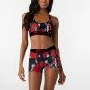 Women's Ethika Bomber Rose Drip Boy Shorts RED 1 Women's Ethika Bomber Rose Drip Boy Shorts RED -Women Shop WLUS1636 view4