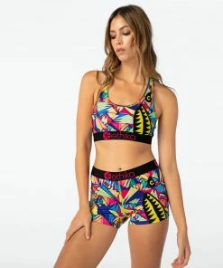 Women's Ethika Bomber Many Views Boy Shorts MULTI COLOR