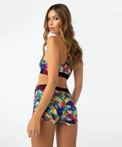 Women's Ethika Bomber Many Views Boy Shorts MULTI COLOR 8 Women's Ethika Bomber Many Views Boy Shorts MULTI COLOR -Women Shop WLUS1646 3 jpg