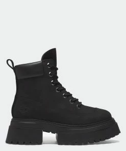 Women's Timberland Sky 6-Inch Lace-Up Boots Black BLACK