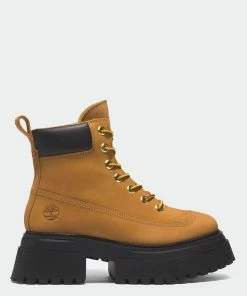 Women's Timberland Sky 6-Inch Lace-Up Boots Wheat WHEAT