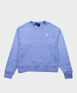 Women's Champion Reverse Weave Crew Charming Blue BLUE