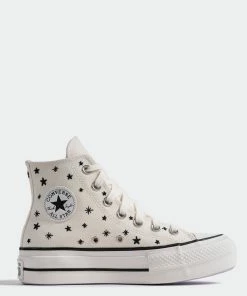 Women's Converse Chuck Taylor All Star Lift Platform Crystal Energy CREAM