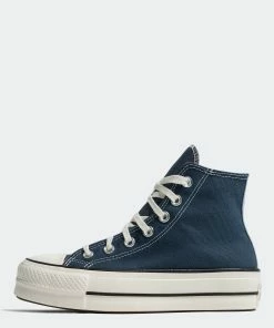 Women Shop -Women Shop Women s Converse Chuck Taylor All Star Lift Platform Shoes Denim A03821C 02