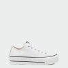 Women's Converse Leather Platform Chuck Taylor All Star Low Shoes White WHITE -Women Shop Women s Converse Leather Platform Chuck Taylor All Star Shoes White 561680C 01