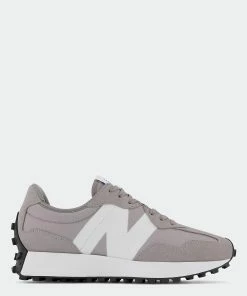 Women's New Balance 327 Shoes Marblehead White GRAY