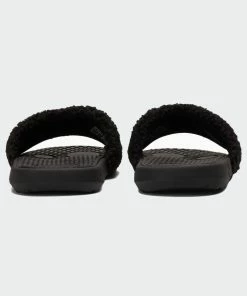 Women's PUMA Cool Cat Sherpa Slides Black BLACK -Women Shop Women s PUMA Cool Cat Sherpa Slides Black 38345301 05