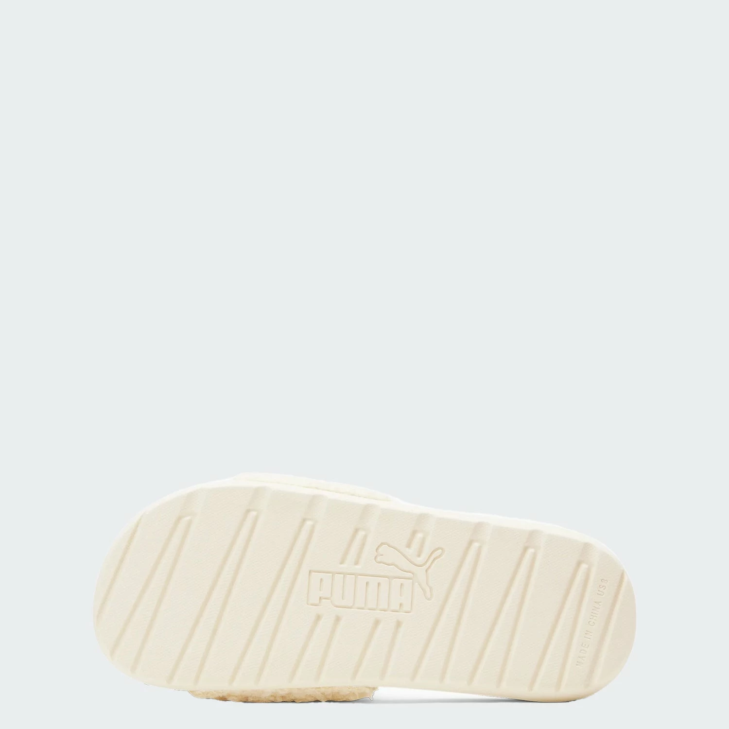 Women's PUMA Cool Cat Sherpa Slides White WHITE 5 Women's PUMA Cool Cat Sherpa Slides White WHITE - Image 3