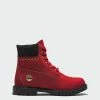 Women's Timberland Heritage 6-Inch Waterproof Boots Red RED -Women Shop Women s Timberland Heritage 6 Inch Waterproof Boots Red TB0A2MBUF41 01