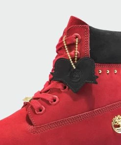 Women's Timberland Heritage 6-Inch Waterproof Boots Red RED -Women Shop Women s Timberland Heritage 6 Inch Waterproof Boots Red TB0A2MBUF41 96