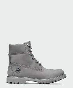 Women's Timberland Premium 6-Inch Waterproof Boots Grey GRAY