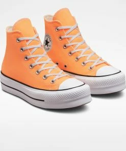 Women's Converse Chuck Taylor All Star Lift Platform Shoes Peach Beam ORANGE -Women Shop Women sConverseChuckTaylorAllStarLiftPlatformShoesPeachBeam A03052F4