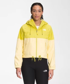 Women's The North Face Antora Rain Hoodie Yellow YELLOW