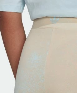 Women's Adidas Originals 7/8 Allover Print Leggings Almost Blue LIGHT BLUE -Women Shop Women sadidasOriginals78AlloverPrintLeggingsAlmostBlueHL6618 7