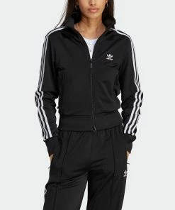Women's Adidas Originals Adicolor Classics Firebird Track Jacket Black BLACK -Women Shop Women sadidasOriginalsAdicolorClassicsFirebirdTrackJacketBlackIB7405 3