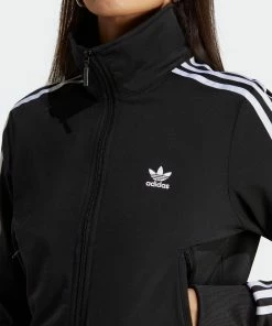 Women's Adidas Originals Adicolor Classics Firebird Track Jacket Black BLACK -Women Shop Women sadidasOriginalsAdicolorClassicsFirebirdTrackJacketBlackIB7405 6