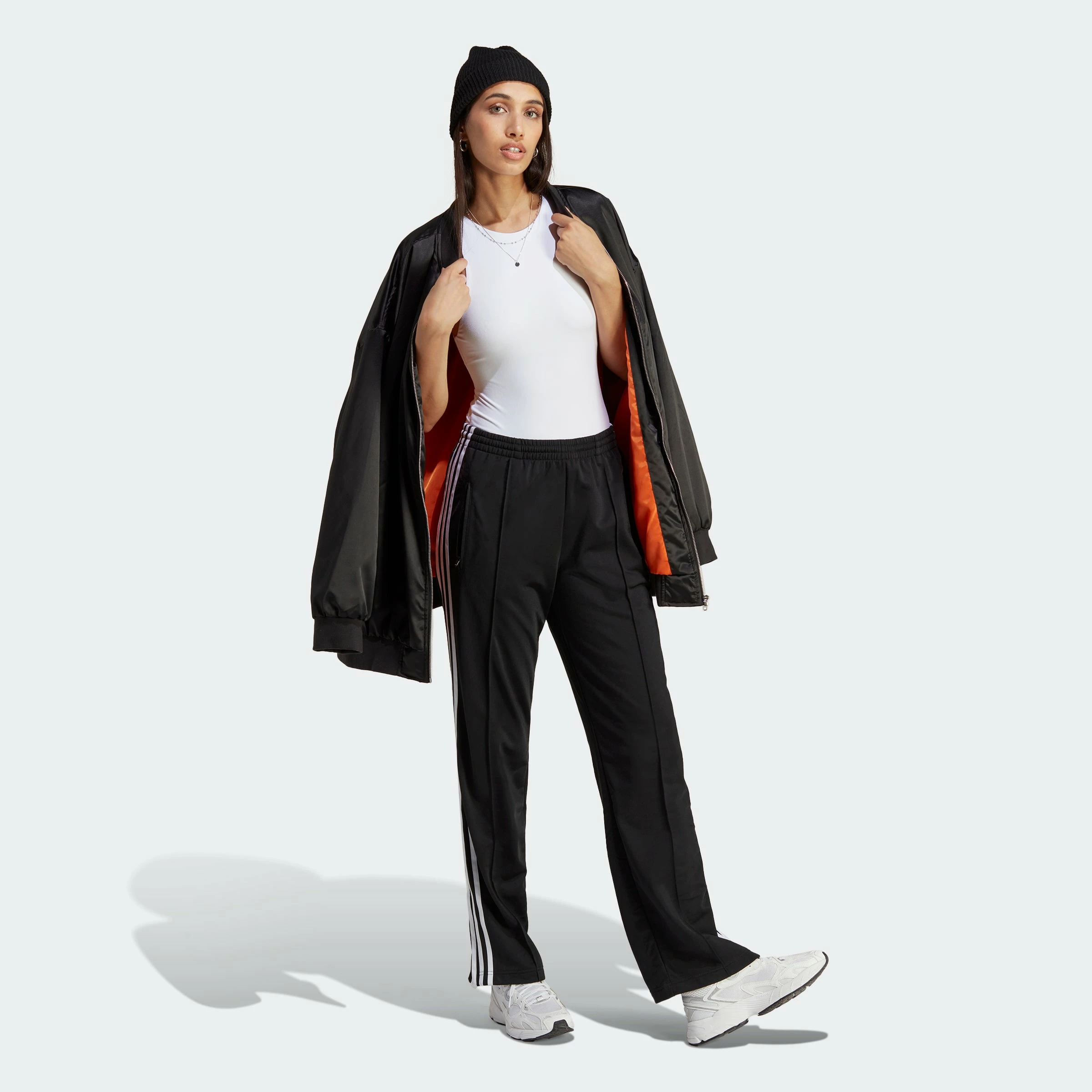 Women's Adidas Originals Adicolor Classics Firebird Track Pants Black BLACK 6 Women's Adidas Originals Adicolor Classics Firebird Track Pants Black BLACK - Image 4