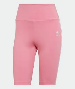 Women's Adidas Originals Adicolor Classics Primeblue Biker Shorts Pink PINK