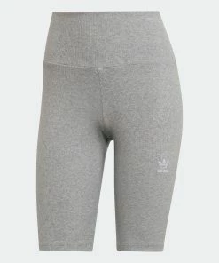Women's Adidas Originals Adicolor Essentials Biker Shorts Grey GRAY