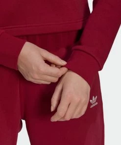 Women's Adidas Originals Adicolor Essentials Crop Fleece Hoodie Burgundy BURGUNDY 15 Women's Adidas Originals Adicolor Essentials Crop Fleece Hoodie Burgundy BURGUNDY -Women Shop Women sadidasOriginalsAdicolorEssentialsCropFleeceHoodieBurgundyHJ7849 8