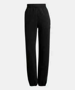 Women's Adidas Originals Adicolor Essentials Fleece Joggers Black BLACK