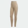 Women's Adidas Originals Adicolor Essentials Leggings Magic Beige BEIGE -Women Shop Women sadidasOriginalsAdicolorEssentialsLeggingsMagicBeigeHM1818 6