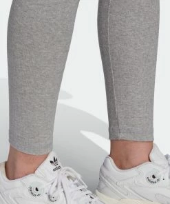 Women's Adidas Originals Adicolor Essentials+ Ribbed 7/8 Leggings Grey GRAY -Women Shop Women sadidasOriginalsAdicolorEssentials Ribbed78LeggingsGreyHN5877 7